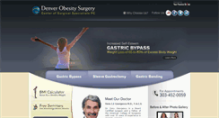 Desktop Screenshot of denverobesitysurgery.com